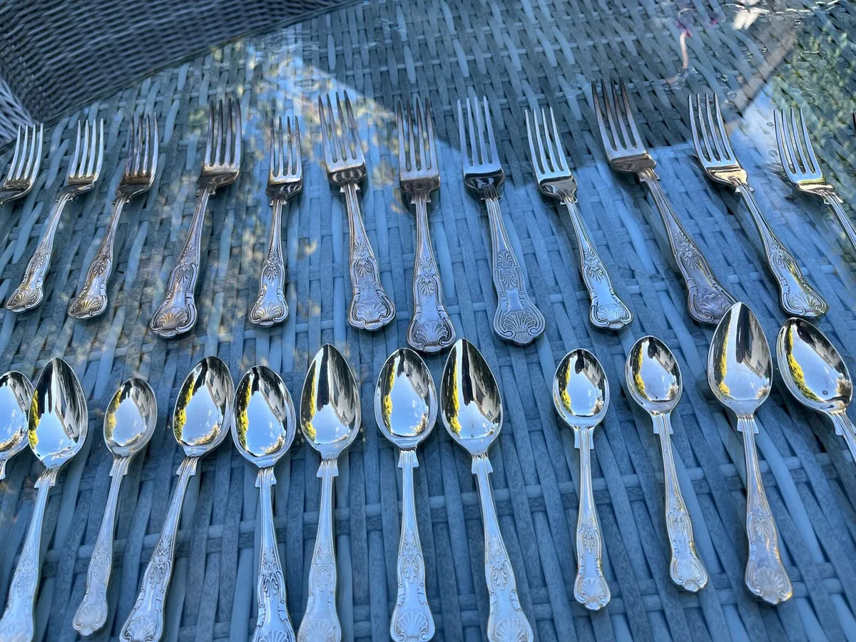 Silver plated .Cutlery - Image 1