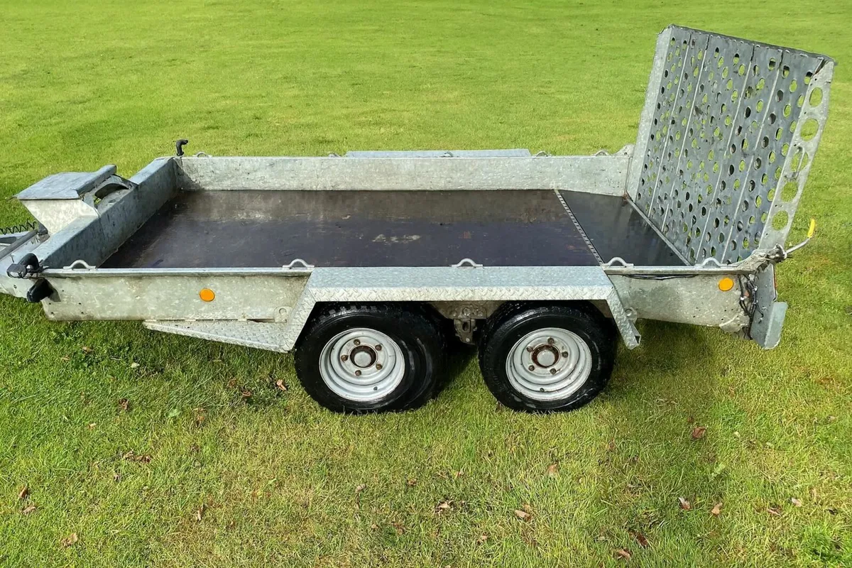 10x6 Ifor Williams Plant Trailer - Image 1