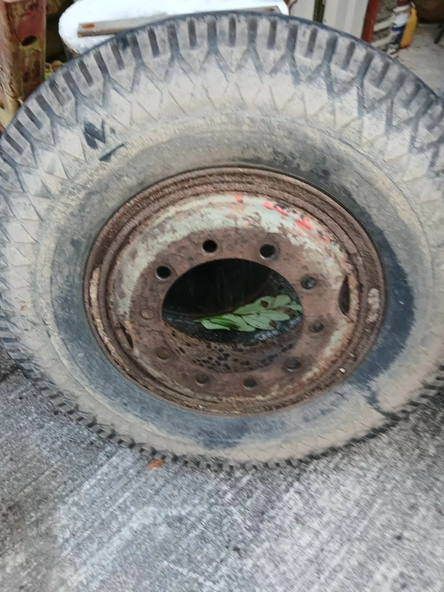 2 super single 10 stud wheels suitable dumper or t - Image 1