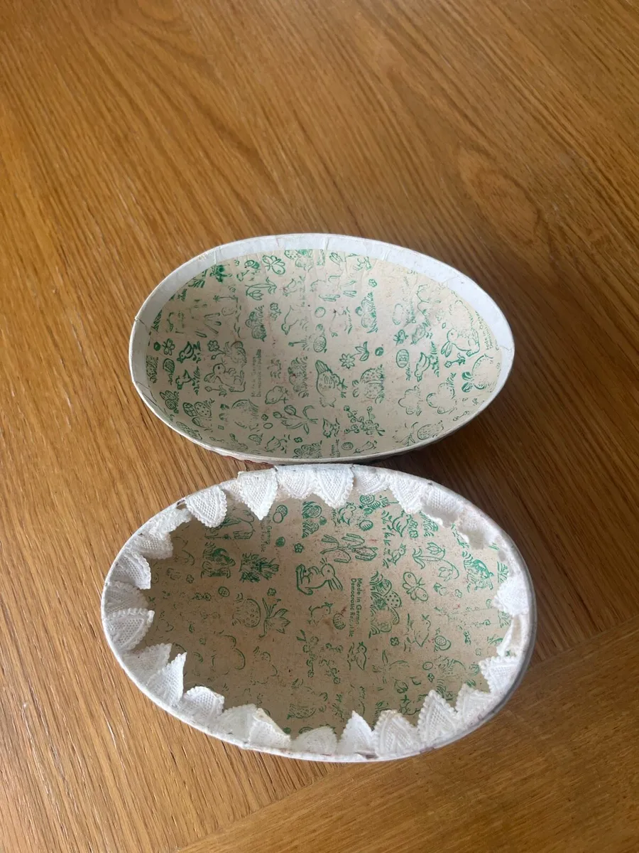 Vintage Paper Mache East Germany Egg - Image 3