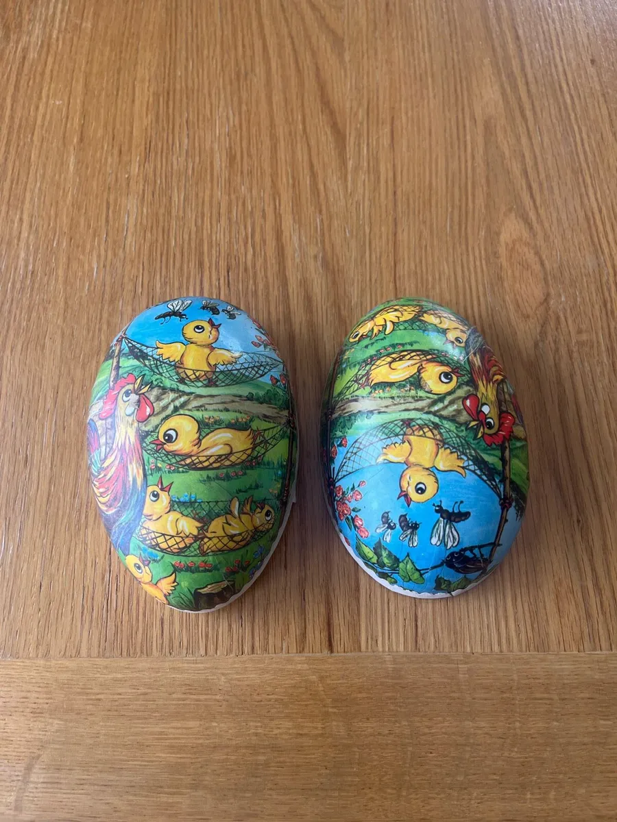 Vintage Paper Mache East Germany Egg - Image 4