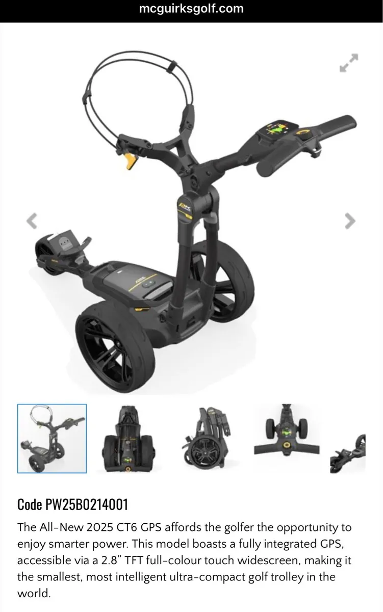 Powakaddy Golf Kart NEW - Image 2