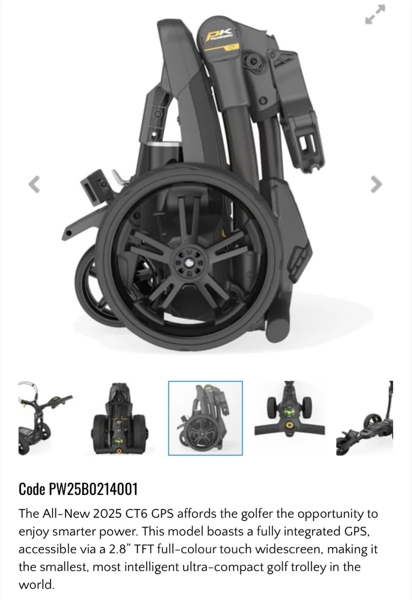 Powakaddy Golf Kart NEW - Image 4