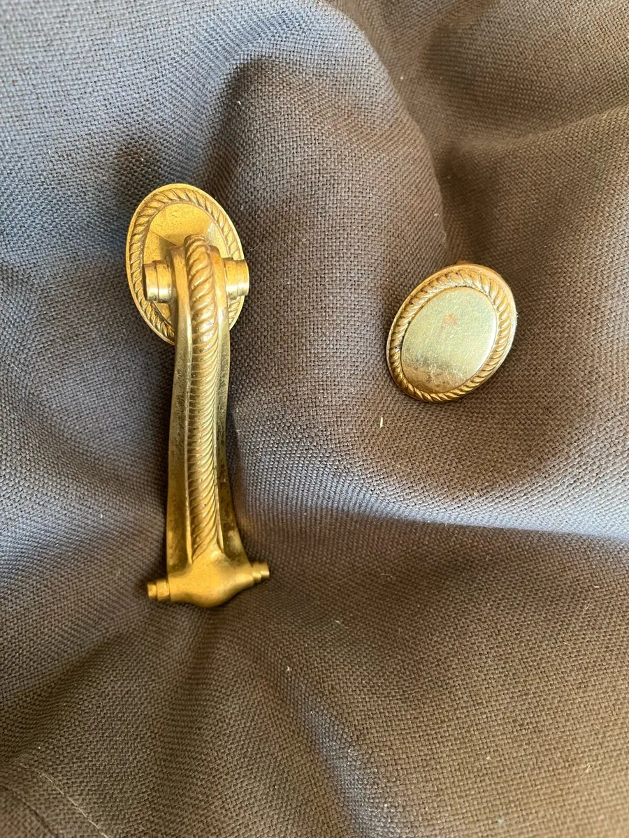 Antique Brass Door Knocker - Image 1