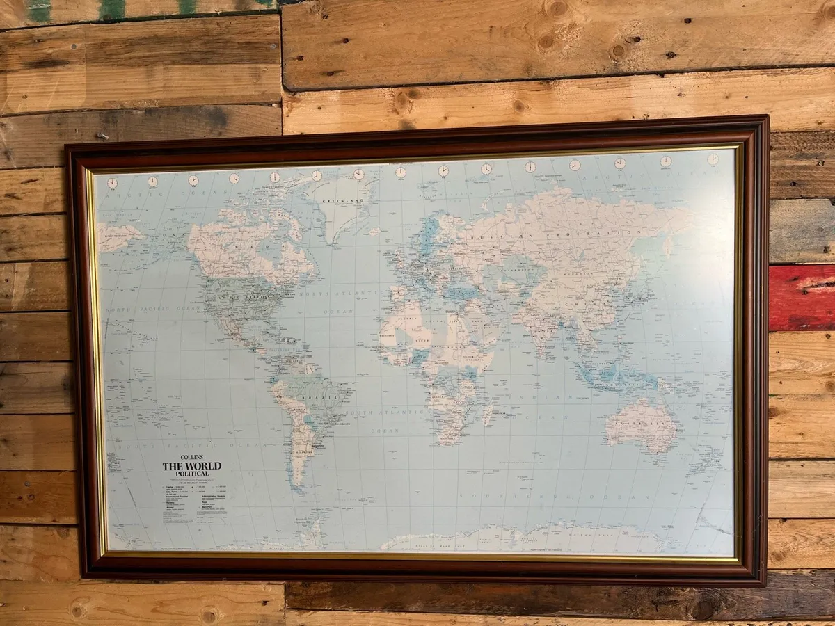 Vintage Map of World 1999 - Image 1