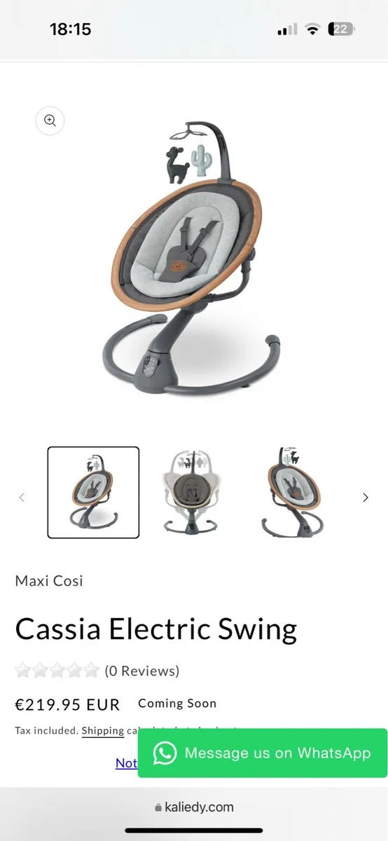 Maxi-Cosi Cassia Electric Swing - Image 2
