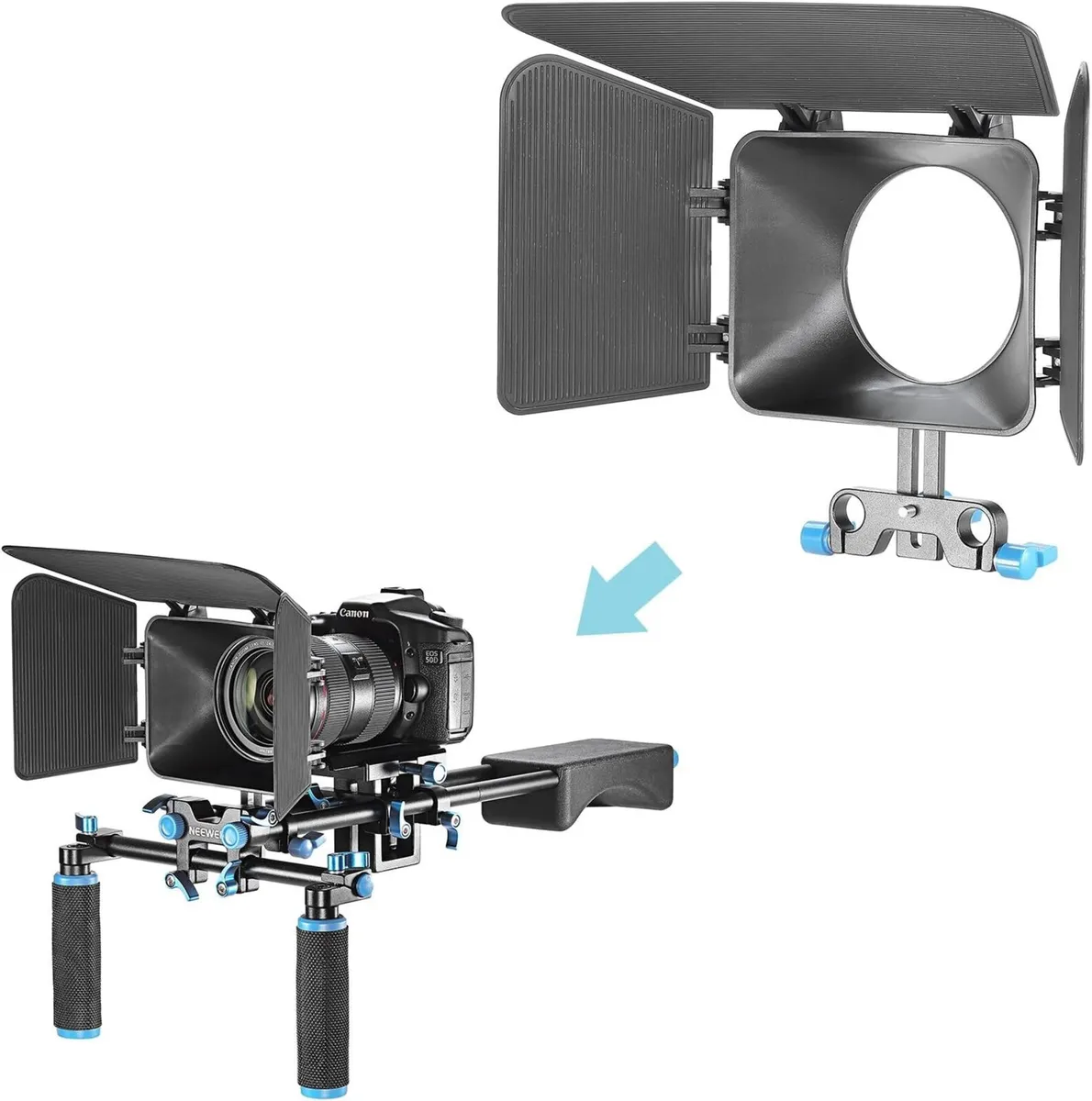 Neewer Matte Box for DSLR Video Rig - Image 2