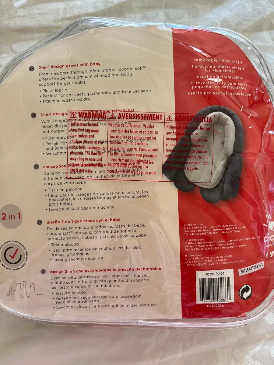 Newborn insert support for car seat or buggy - Image 3