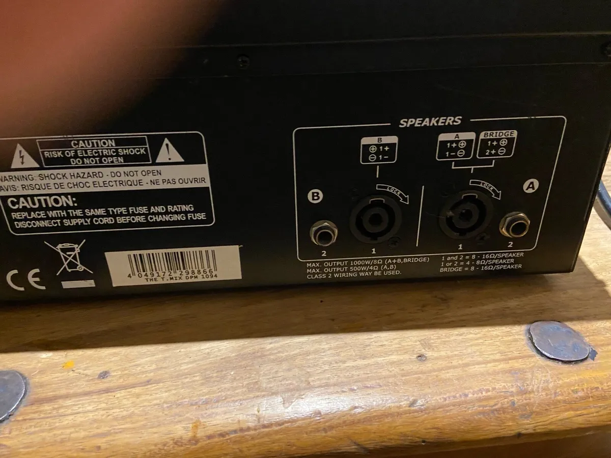 Powered Mixer Desk  Faulty read add - Image 3