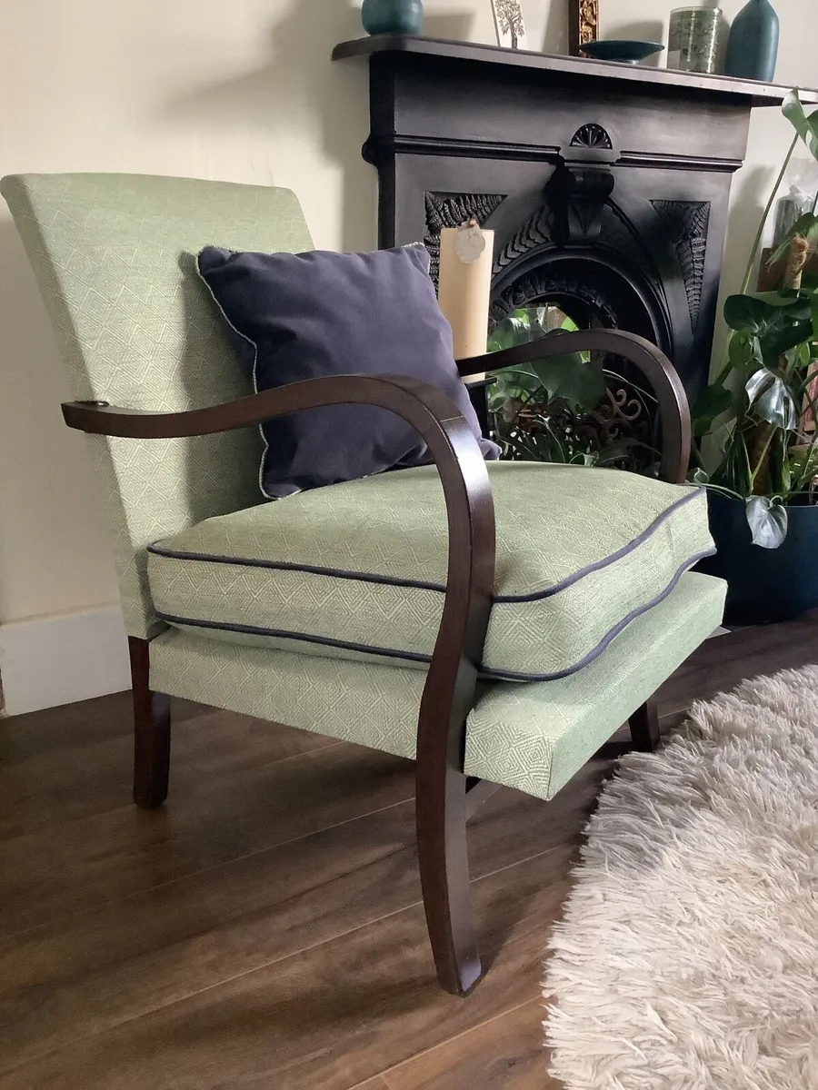 French Style Bridge Armchair - Image 2