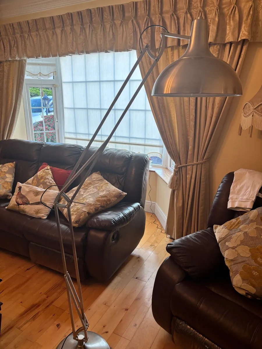 Floor Lamp Silver - Image 1