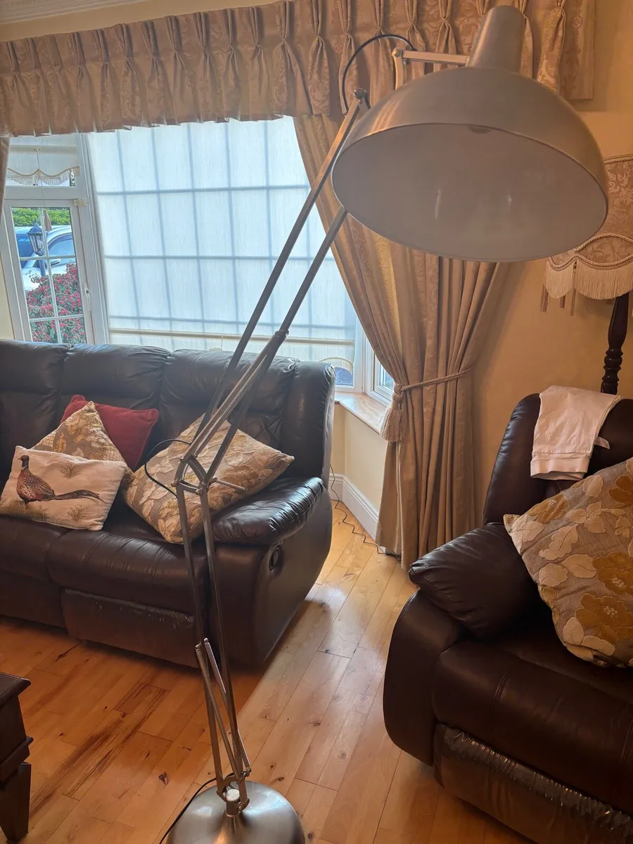 Floor Lamp Silver - Image 3