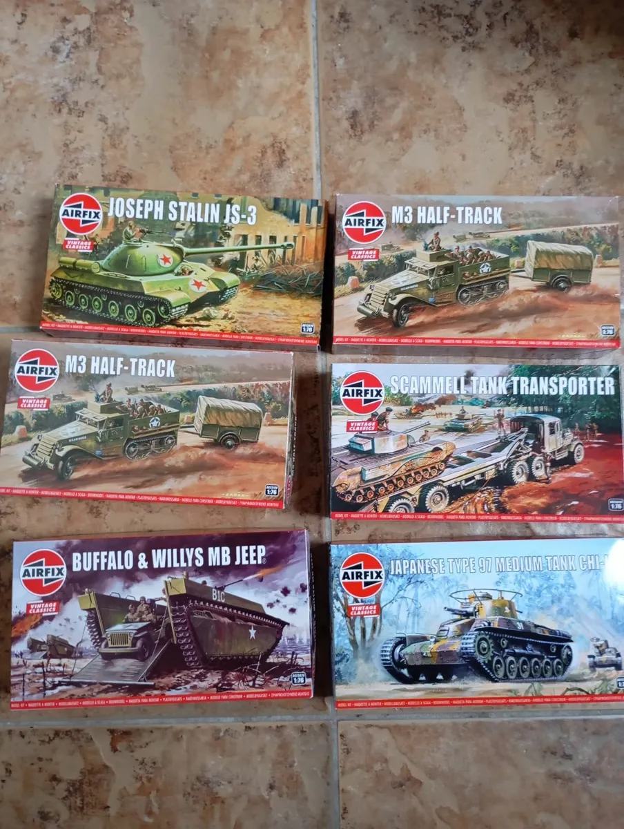 New Airfix Military Models with extras - Image 1
