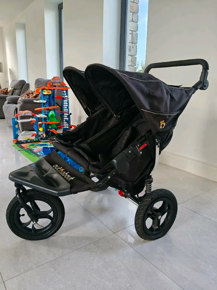 Out N About Double Nipper in Black - Image 1