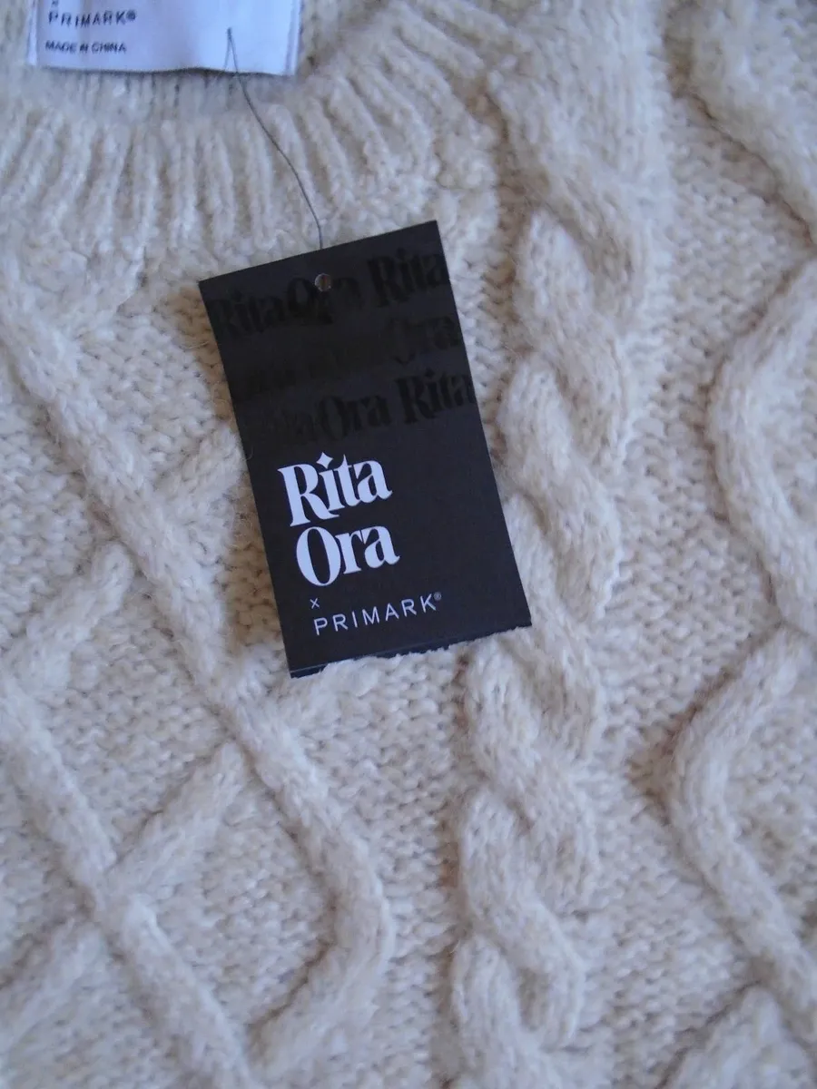New ladies jumper, XS, Aran knit - Image 4