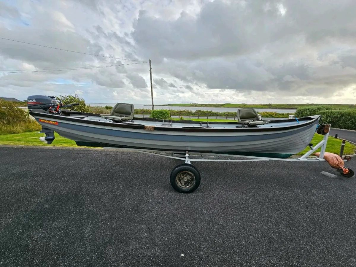 Lake boat anglers fancy with yamaha15hp - Image 2