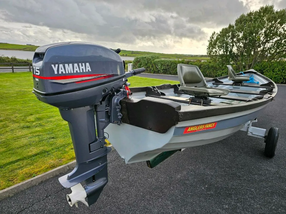 Lake boat anglers fancy with yamaha15hp - Image 1