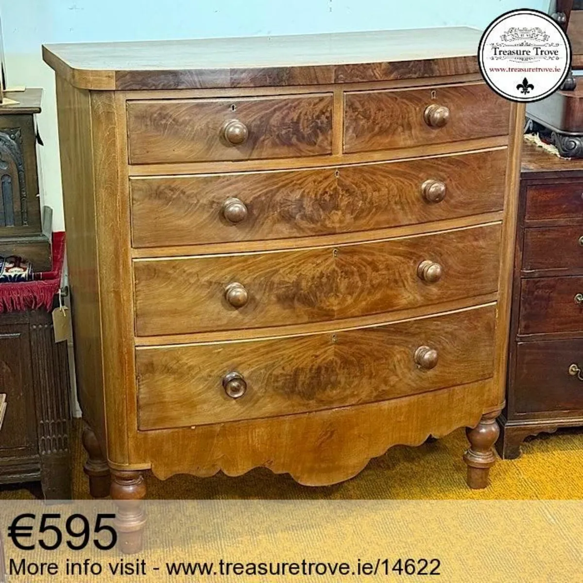 Vintage and Antique Bedroom Chest - Image 1