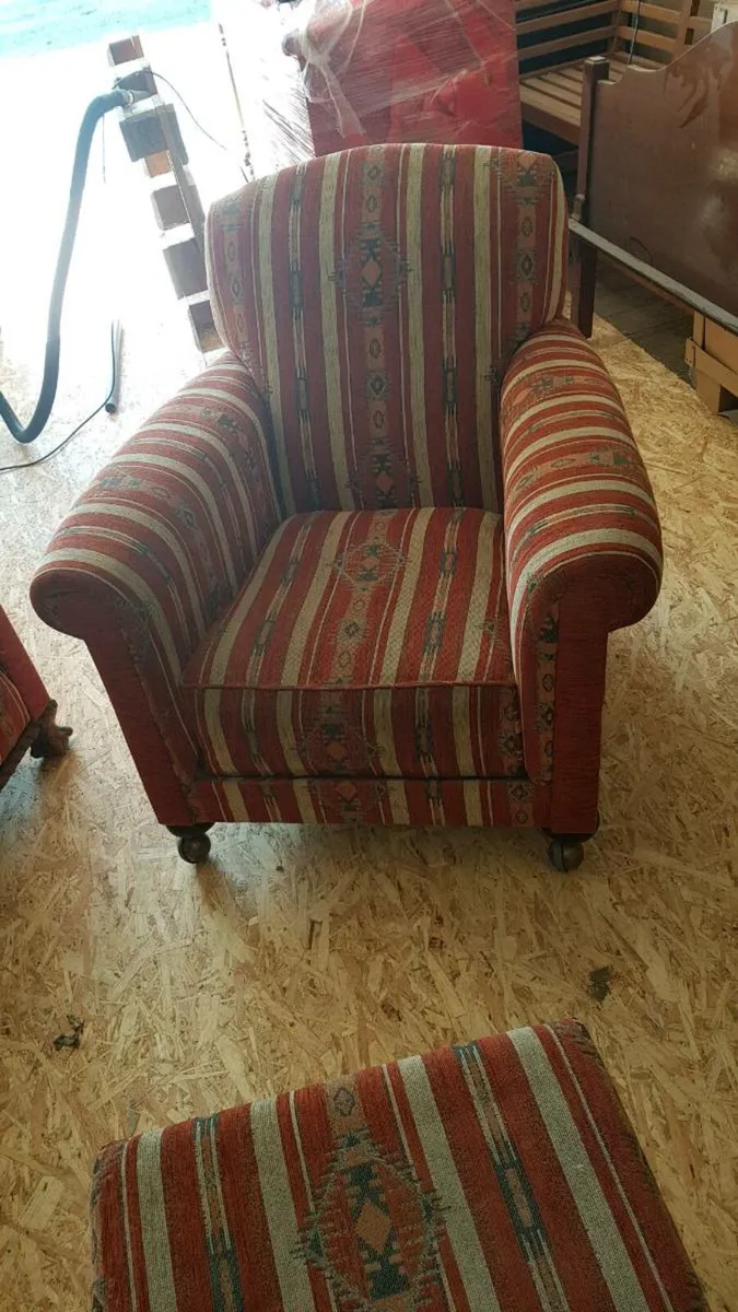 Couch, 4 armchairs, bench - Image 3