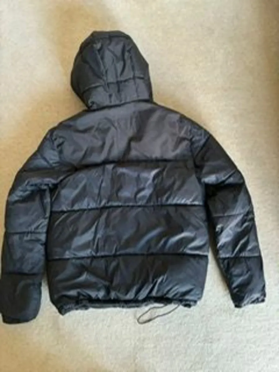 Jack & Jones Men's Black Puffa Jacket - Image 2