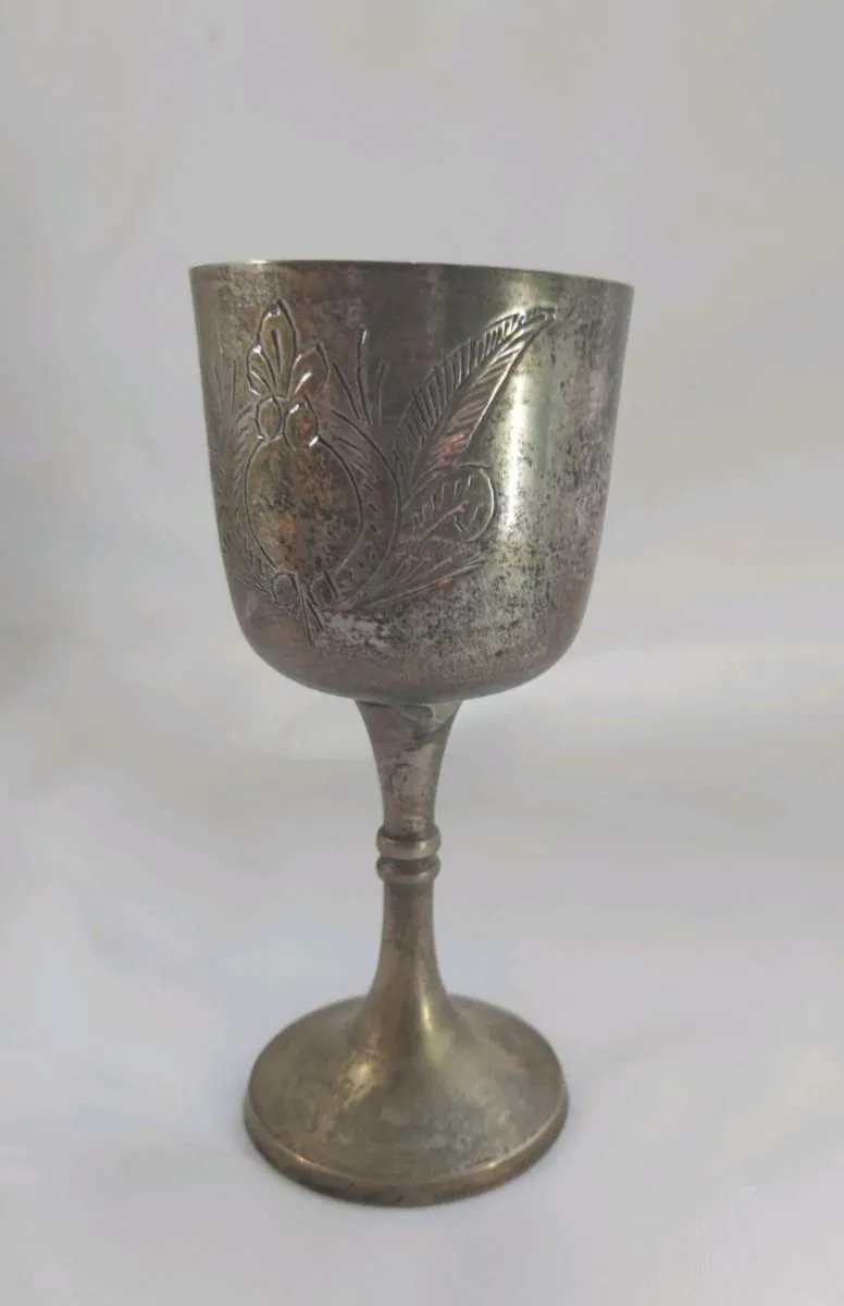 Silver plated goblets - Image 2