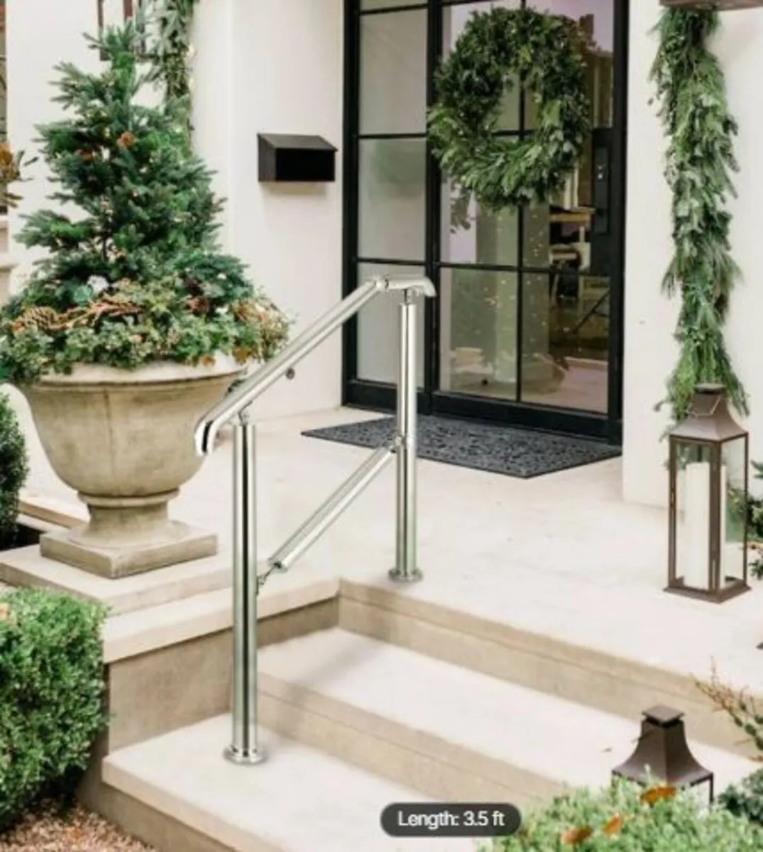 3 Step Railing Stainless Steel Transitional - Image 4
