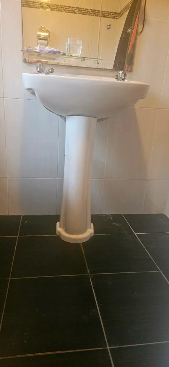 Wash basin and pedestal
