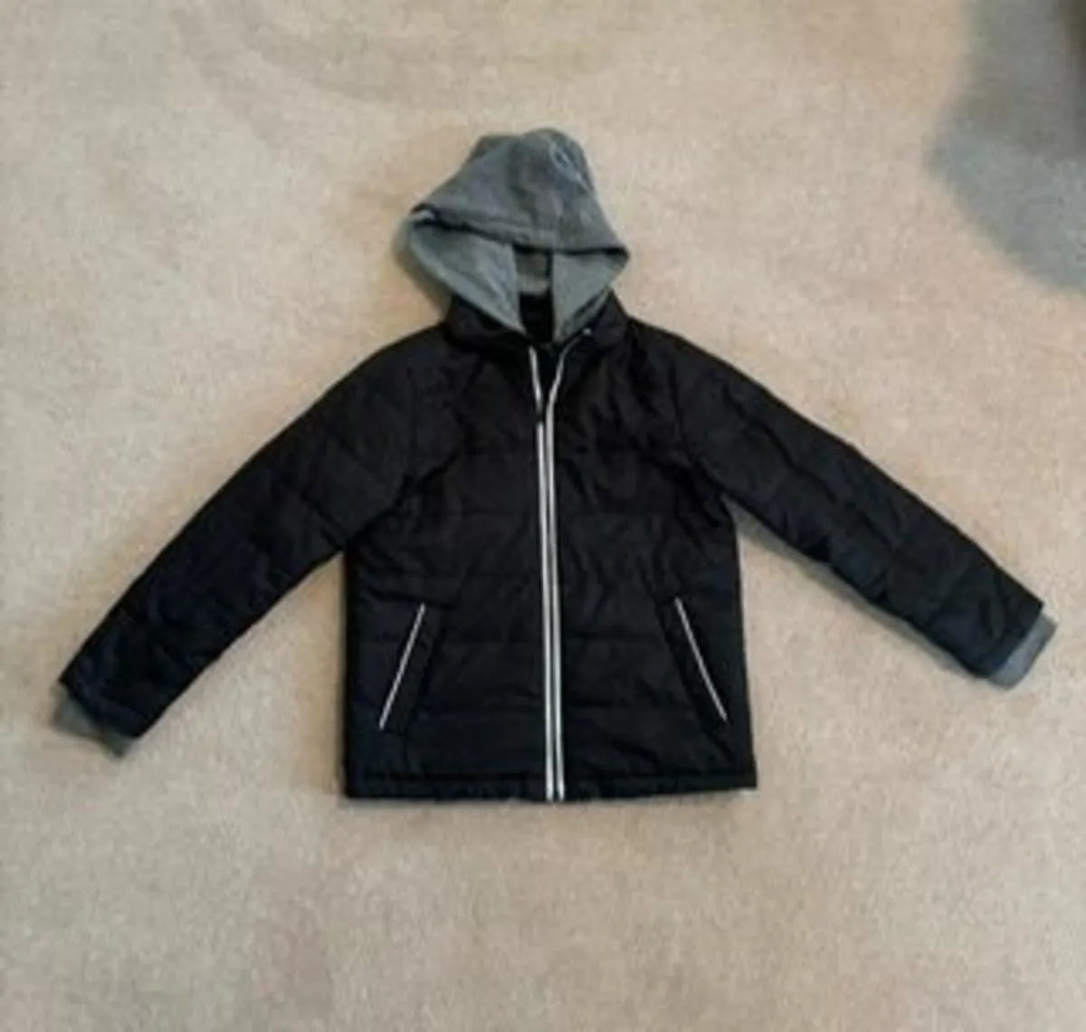 Michael Kors Quilted Black Jacket with Hood 7-8 - Image 1