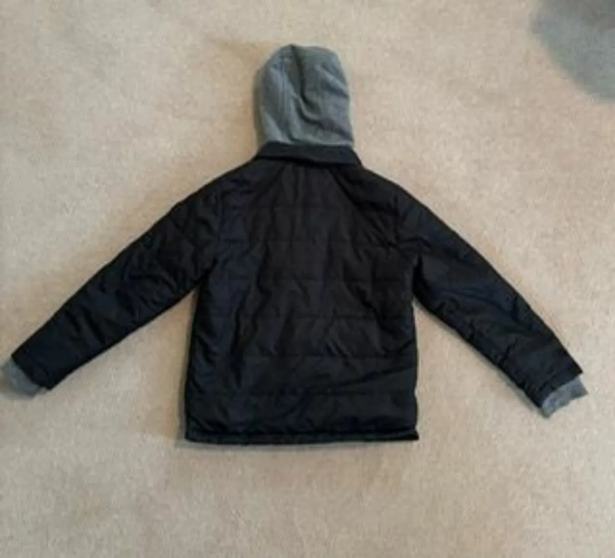 Michael Kors Quilted Black Jacket with Hood 7-8 - Image 3