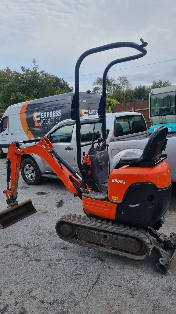2×2016 Kubota K 008-3 - Image 1