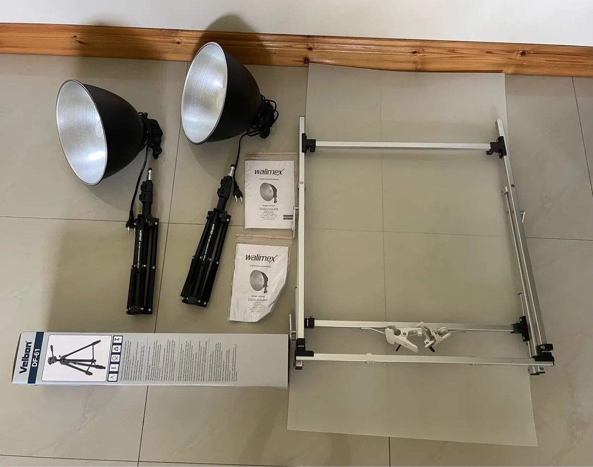 Product photography set incl Tripod - Image 1