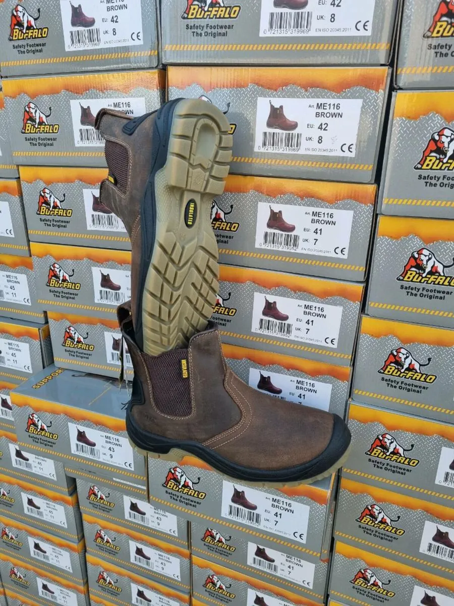 Buffalo S3 slip-on boots all sizes available - Image 1