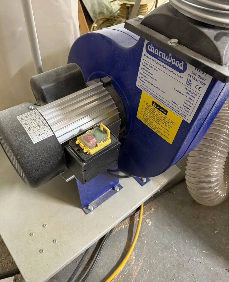 Charnwood 2hp Dust Extraction - Image 2