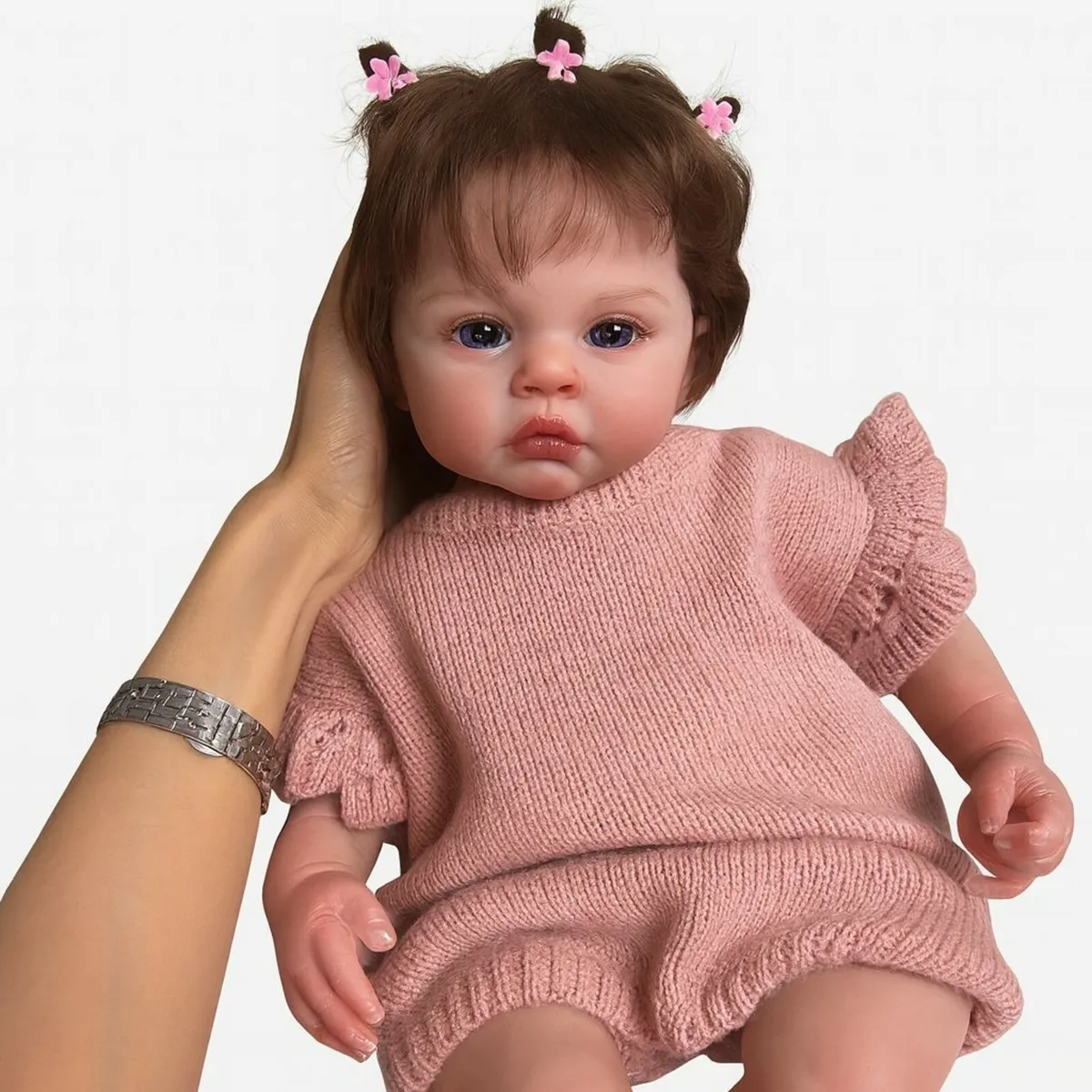 Reborn Baby with Realistic 3D-Paint Skin, 46cm - Image 1