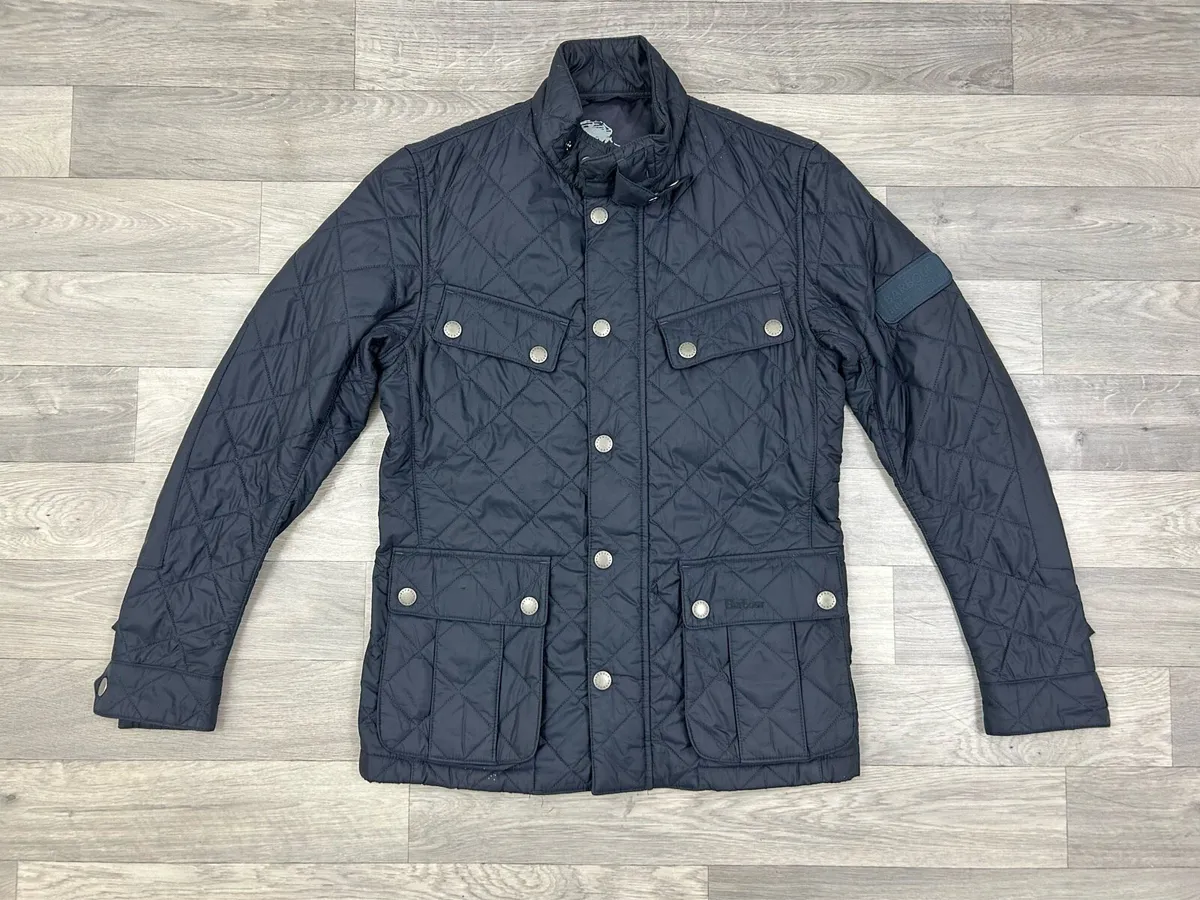 Barbour International Ariel Quilt Jacket Mens S - Image 1