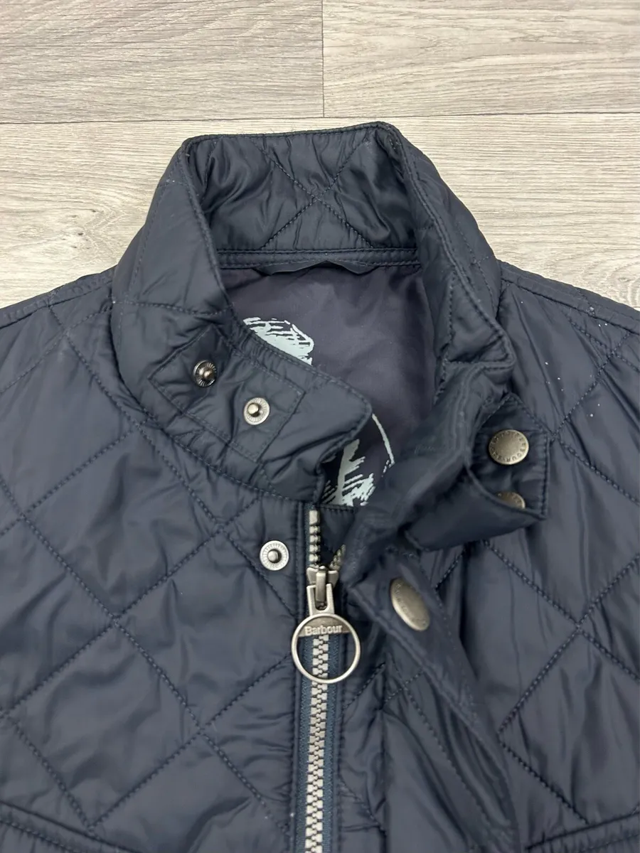 Barbour International Ariel Quilt Jacket Mens S - Image 4