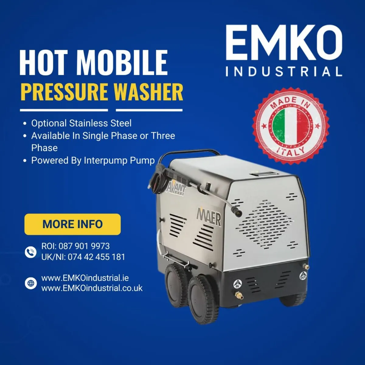 Interpump Powered Hot Pressure Washers - Image 1