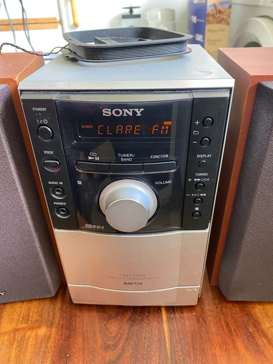 Sony CMT-EH10 Stereo System CD MP3 Cassette Radio - Image 3