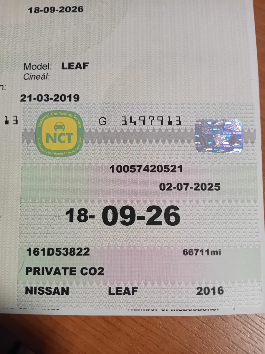 Nissan Leaf 2016 - 30kWh Battery & 6kWh charger - Image 3