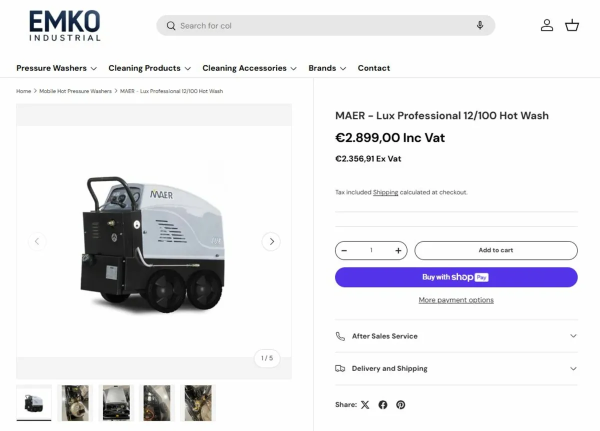 Interpump Powered Hot Pressure Washers - Image 2