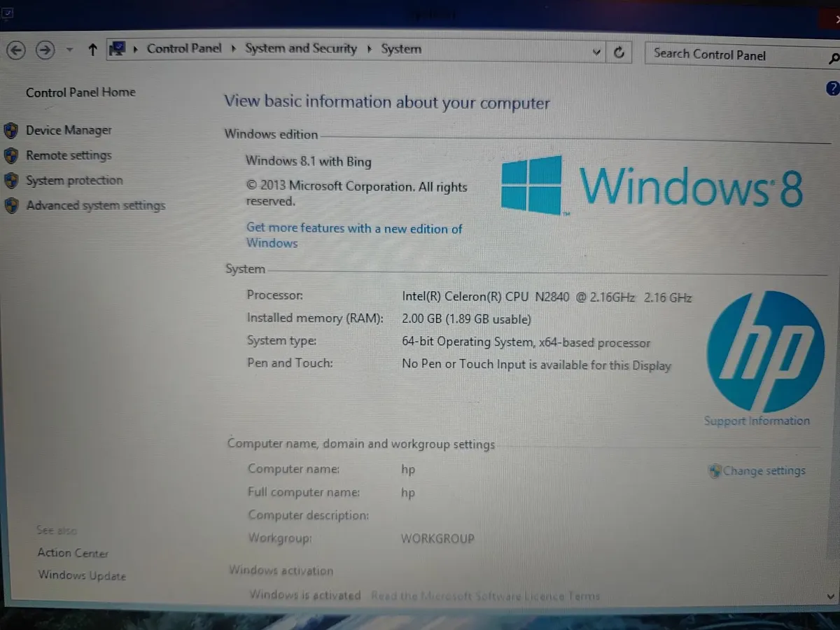 HP laptop - Image 3