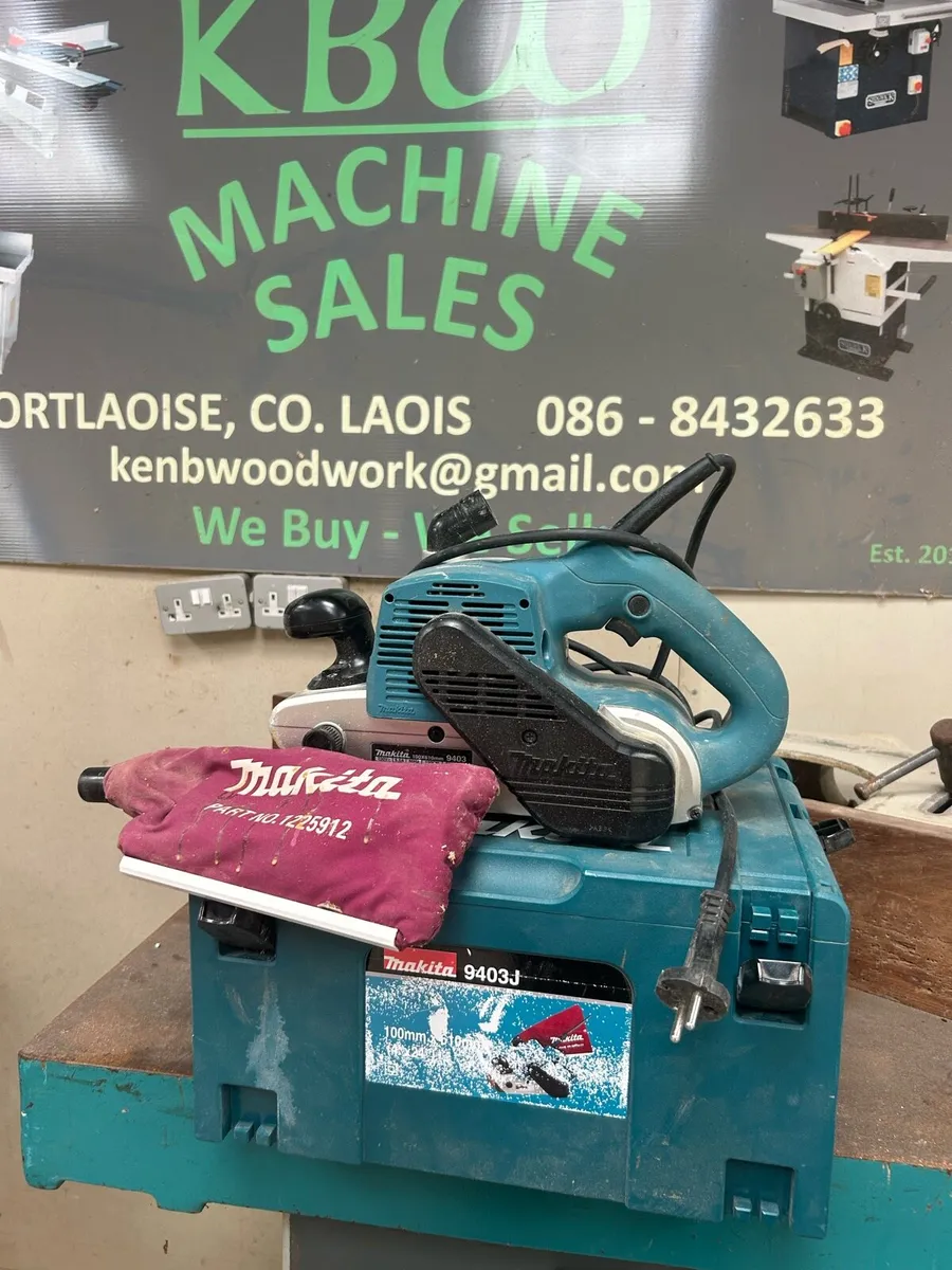 Ex school sanders and saws - Image 1