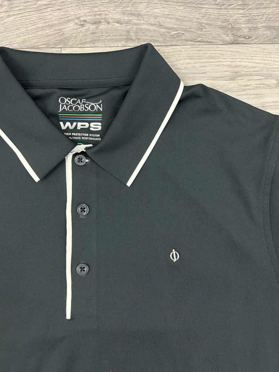 Oscar Jacobson Golf Polo Shirt Mens Medium - Image 3