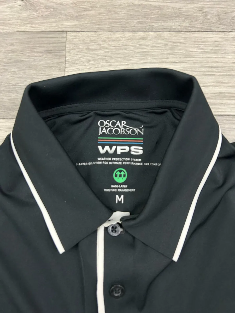 Oscar Jacobson Golf Polo Shirt Mens Medium - Image 4