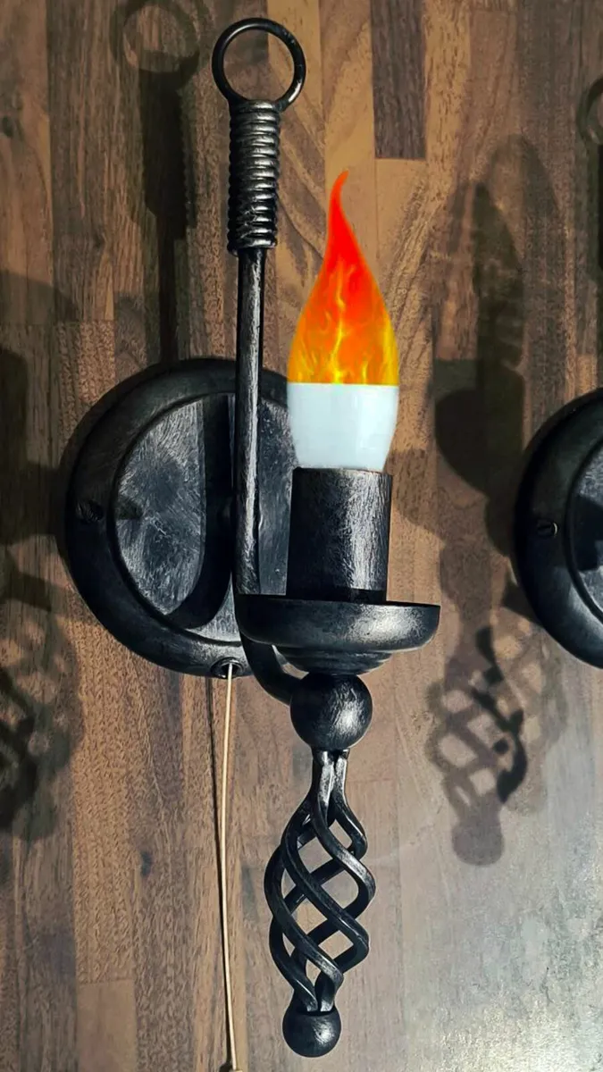Electronic Candle Holder House Candlestick set 2 - Image 1
