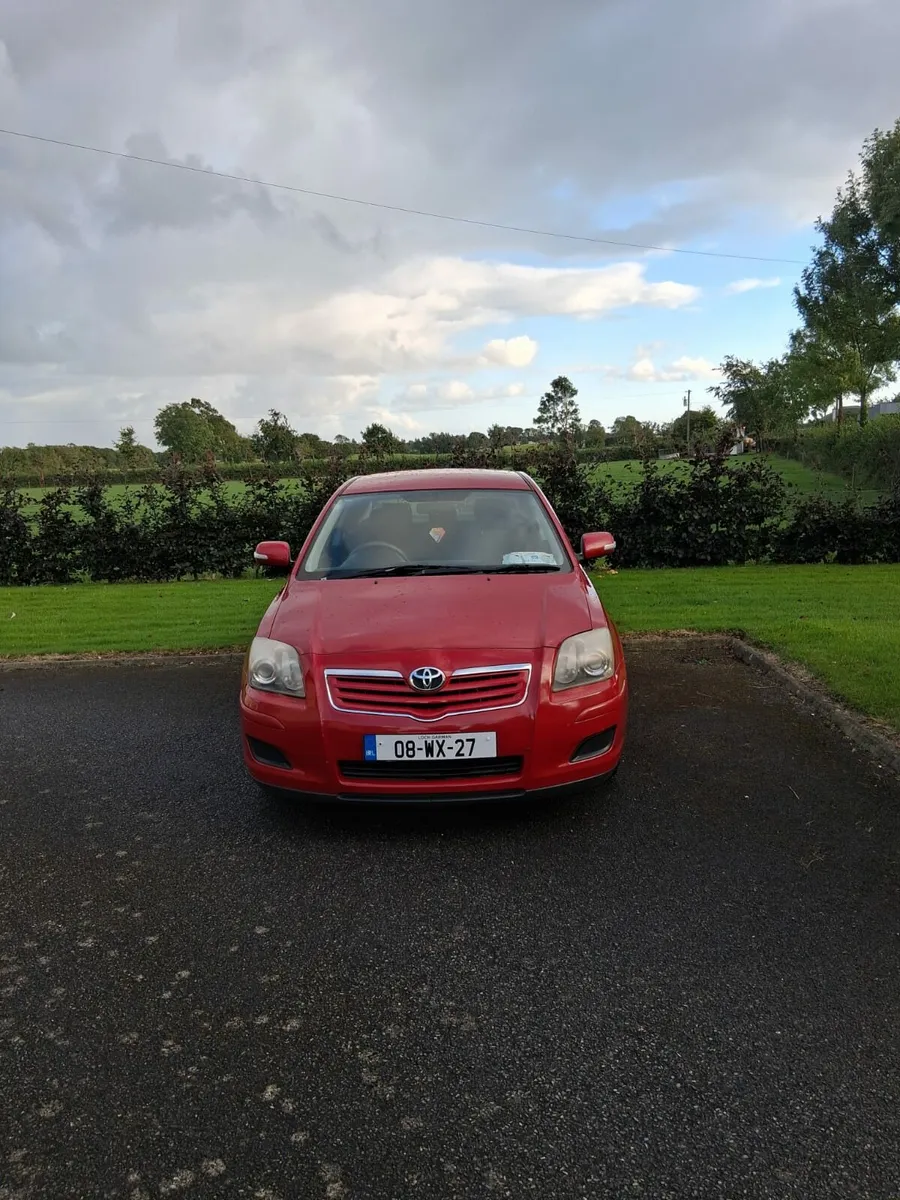 Red Toyota Avensis 2.0L Diesel Manual - Image 1