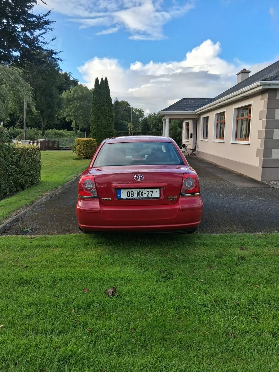 Red Toyota Avensis 2.0L Diesel Manual - Image 3