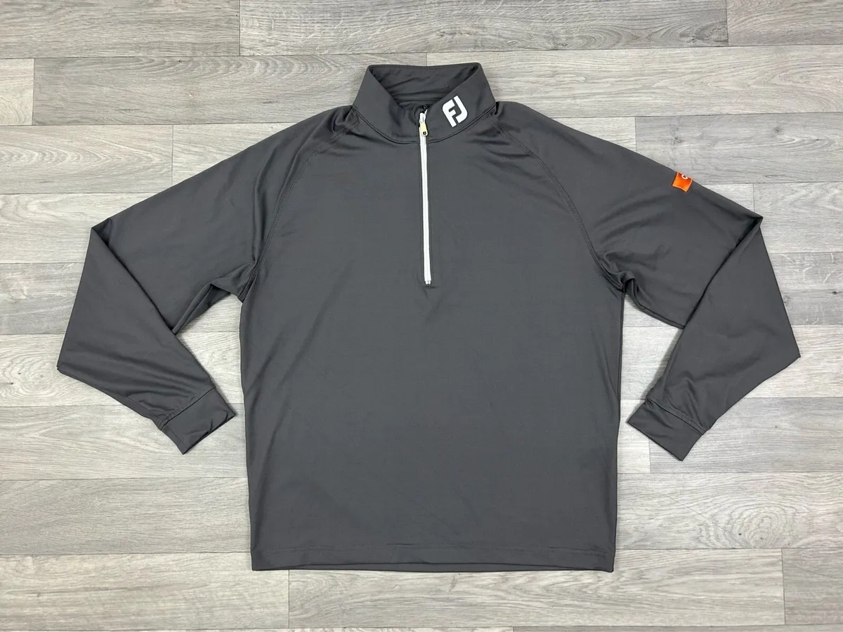 FootJoy FJ Half Zip Golf Jumper Mens Medium - Image 1