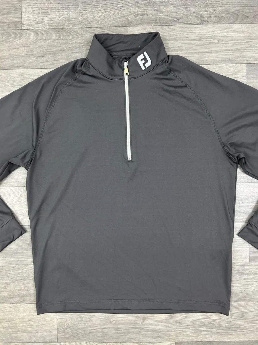 FootJoy FJ Half Zip Golf Jumper Mens Medium - Image 2