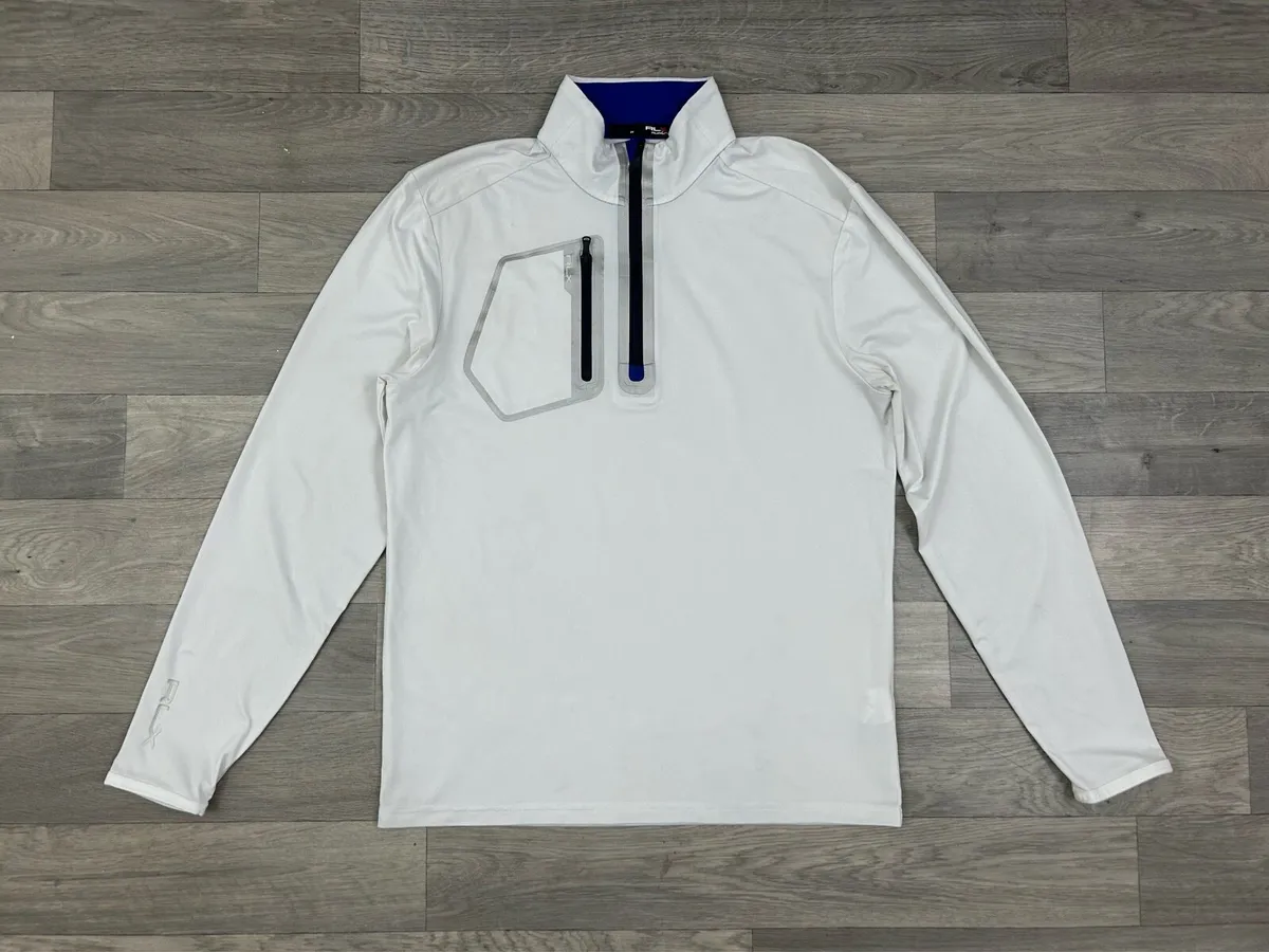 Ralph Lauren RLX Half Zip Golf Top Jumper Mens S - Image 1